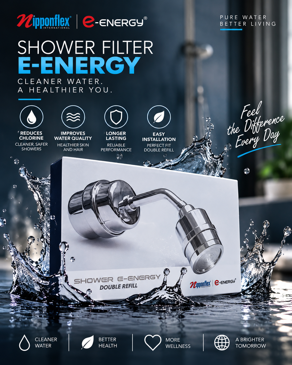 Alcaline Shower Double Refil