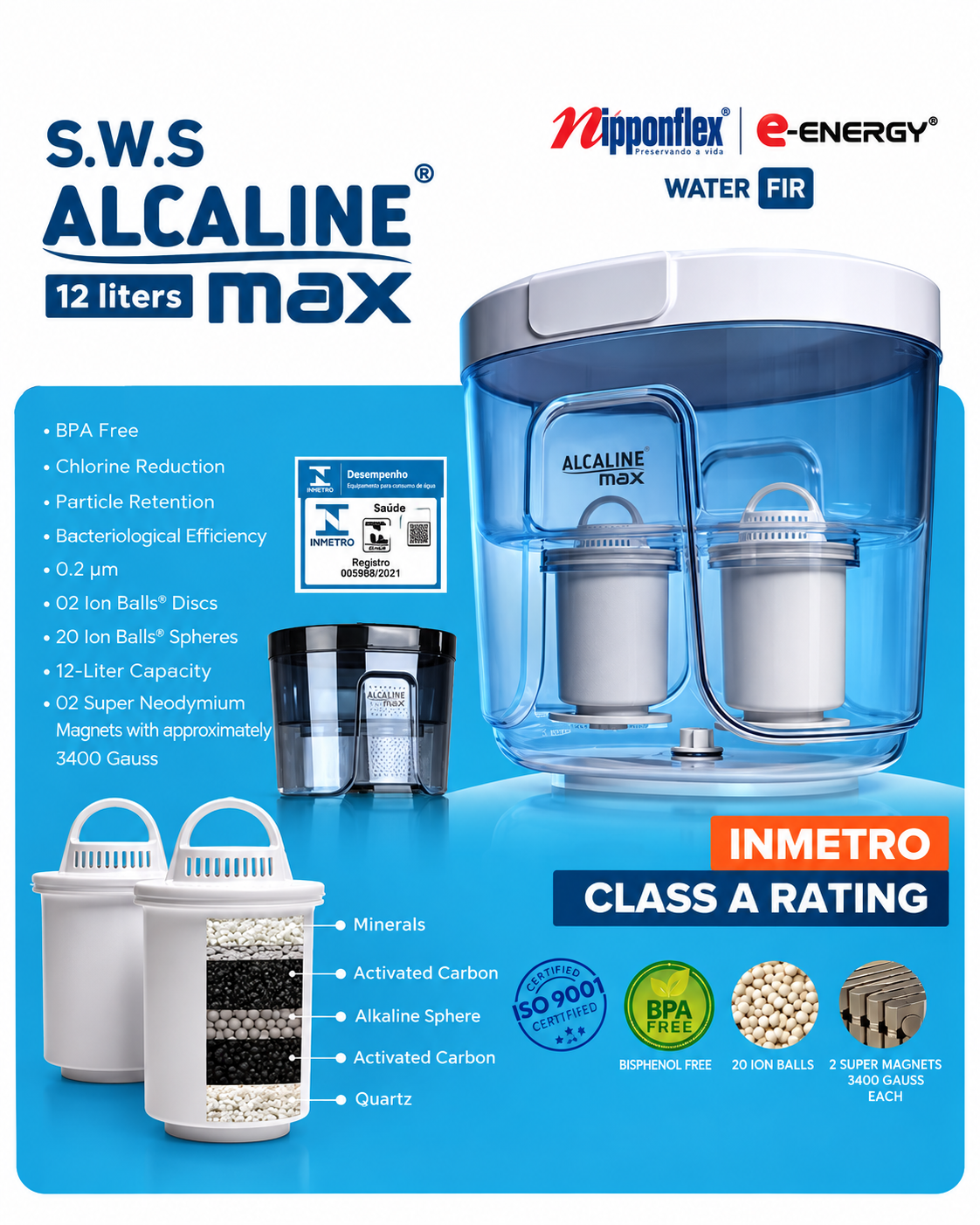 S.W.S Alcaline Max